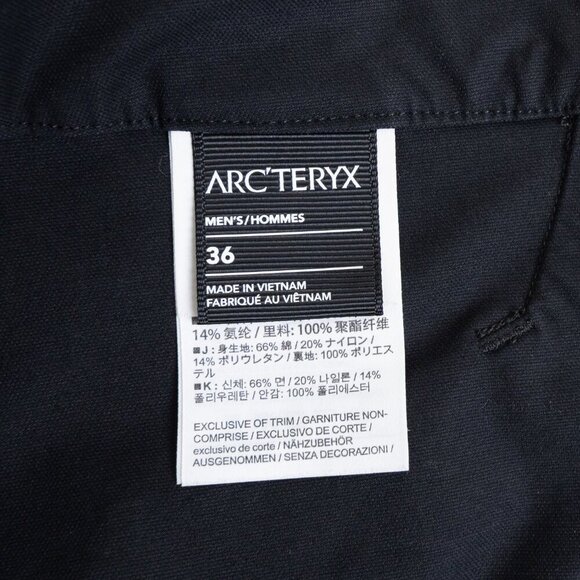 Arcteryx Shorts Mens 36 Konseal Black Hiking Quick Dry Technical Climbing - Picture 4 of 9
